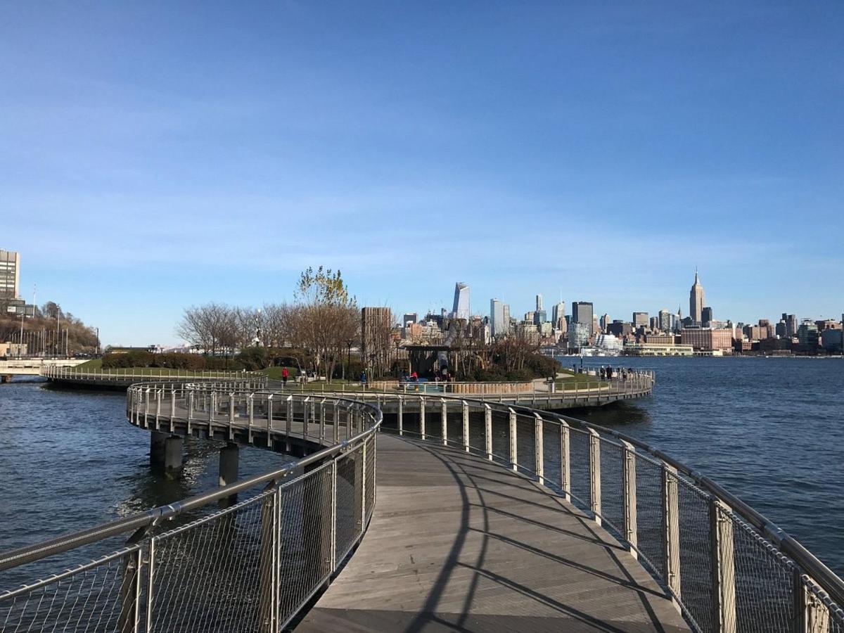 Chic Penthouse 15 Minutes From Nyc - Bus Stop At Doorstep Hoboken Exterior foto